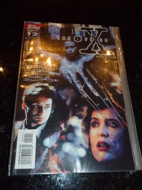 THE X-FILES Comic - Vol 1 - No 12 - Date 12/1995 - Topps Comics