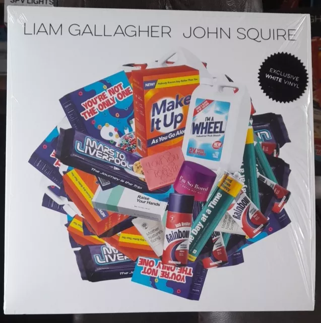 Liam Gallagher John Squire - White Vinyl LP In. Poster