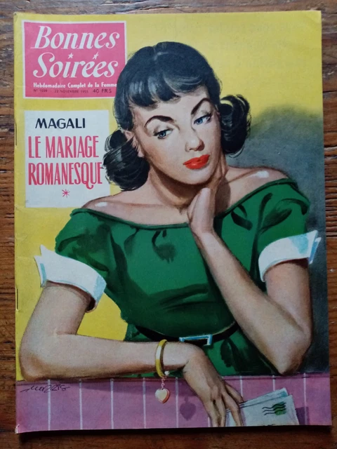 Bonnes Soirées  n°1659 - Novembre 1953 - Couv:  MORRIS  - Jean Michel Charlier