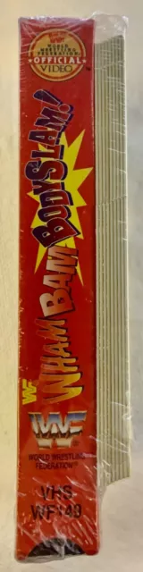 WWF Wham Bam Bodyslam (VHS, 1995) Limited Edn. w Collectible Pogs New Sealed 3