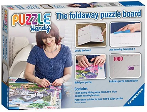 Jigsaw Puzzle Board - Portable Foldable Accessory Storage - 500 and 1000 Pieces