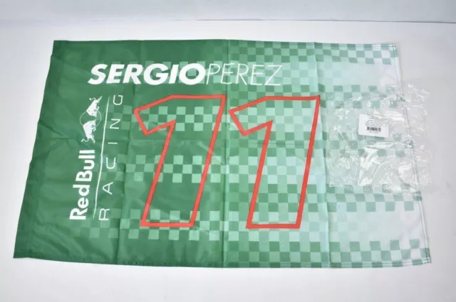 2021 Sergio Perez #11 Fan Flag Dark Green Official Formula Racing Team
