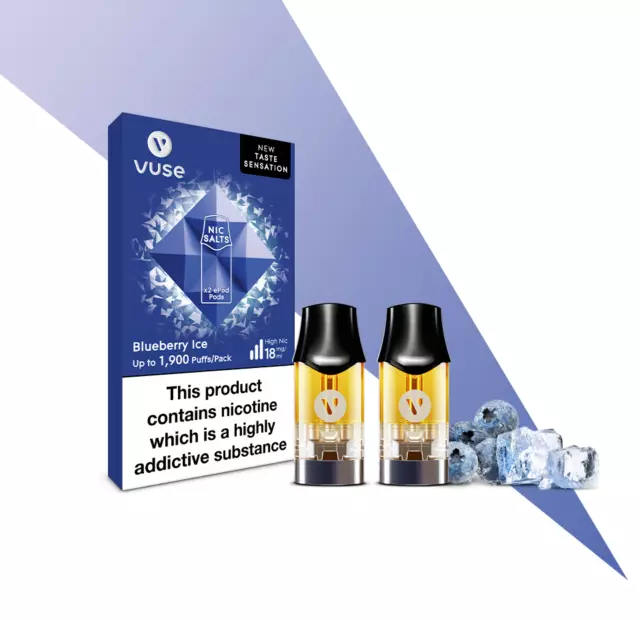 ePod vPro Cartridges Special Promo Price - Blueberry Ice 18mg Free Delivery