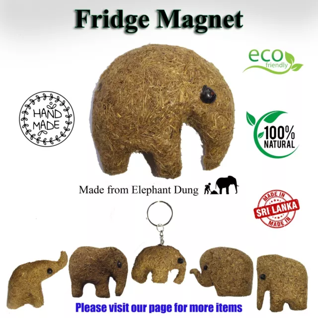 Fridge Magnet attractive elephant decoration handmade Imán de nevera elefante SL