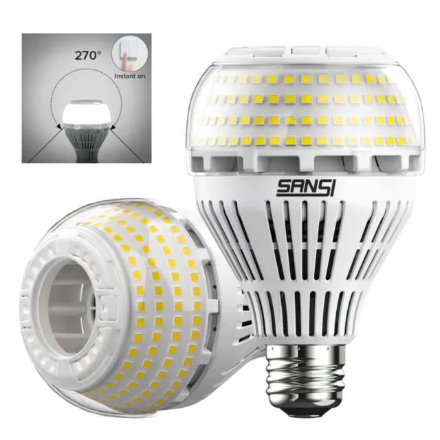 2X 22W=200W E27 LED Leuchtmittel Glühbirne Kaltweiß LED Fluter Spot 230V CE COC