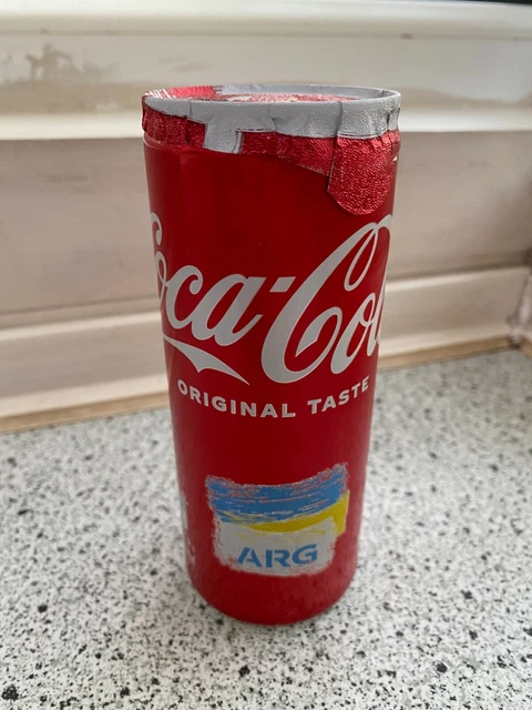 Saudi Arabia Coca-Cola Can FIFA World Cap Argentina flag