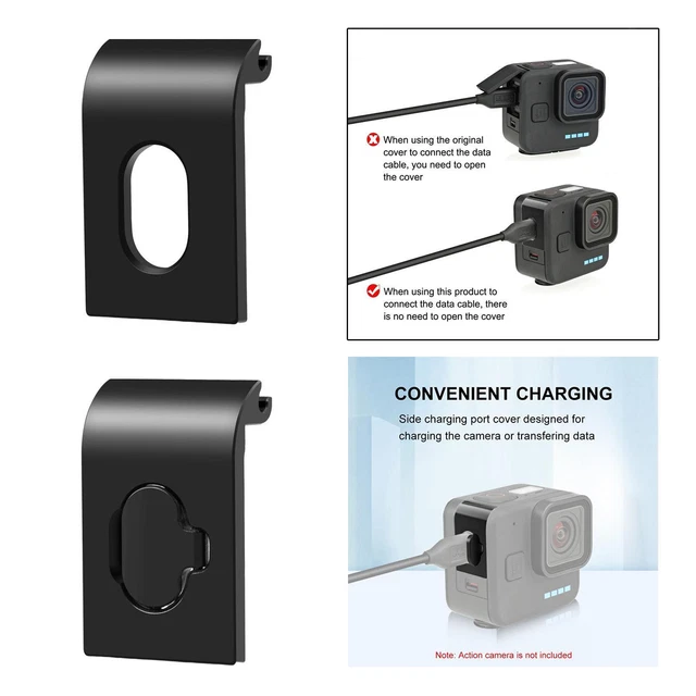 Cubierta lateral profesional de metal con carcasa protectora para Hero11 Black