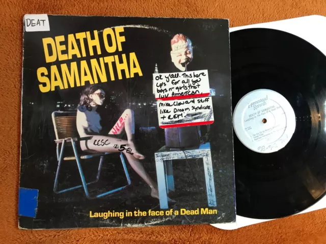 Death Of Samantha righing in the face of a dead man 1986 vinilo original postpunk