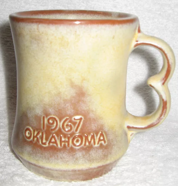 Frankoma Pottery Mug 1967 Tpa Travelers Protective Association Safety First Last