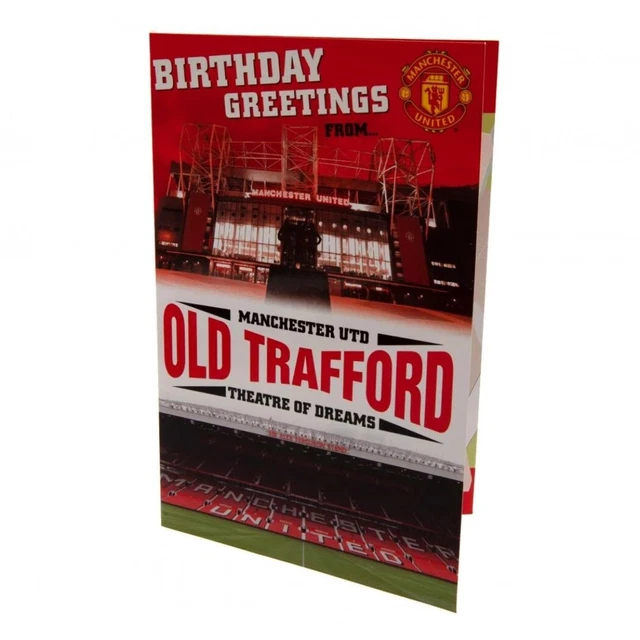 Manchester United FC Stadio Biglietto di Compleanno Pop-Up (SG19920)