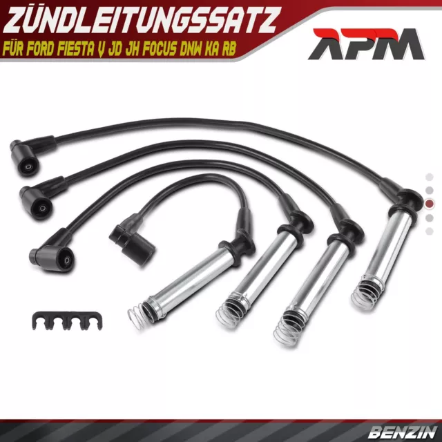 4x Zündleitungssatz Zündkabel für Ford Fiesta V JD JH Focus DNW KA RB Street KA