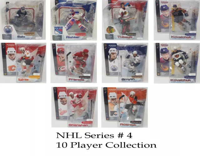 NHL Series 4 McFarlane Toys 6" Action Figures 10 Collection Sport Figure