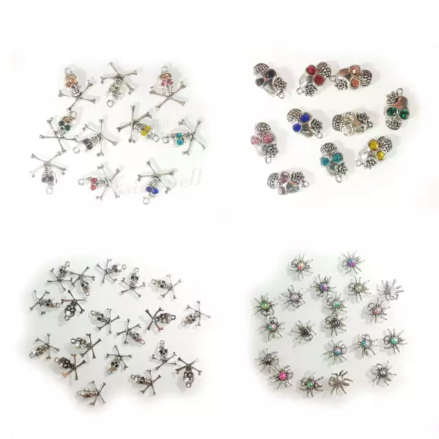 100pcs Halloween Enamel Charms Pendant For Jewelry Making DIY Bracelet  Neckla ^