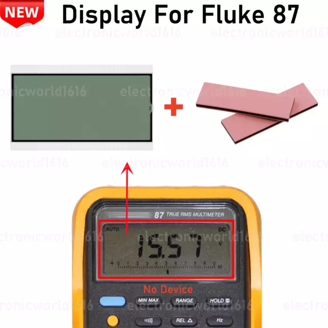 Per Fluke 87 True RMS multimetro industriale parti riparazione schermo display LCD nuovo