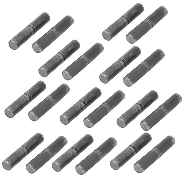 20 Pairs Home Gate Door Window Part Male to Female Iron Hinge Pin 8mmx40mm