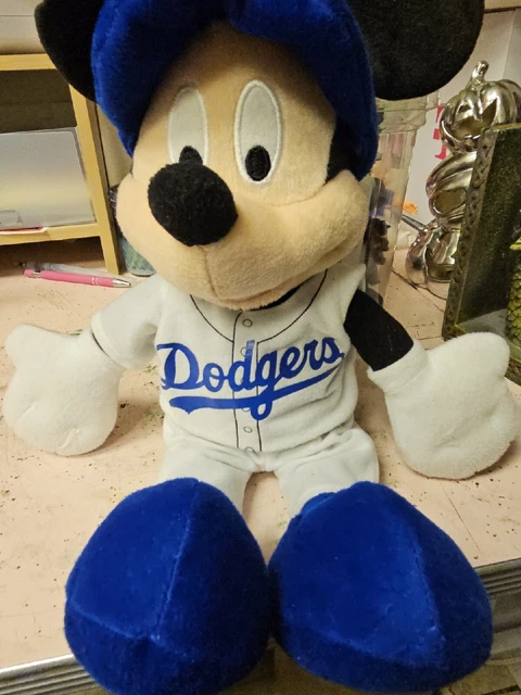 BRADFORD EXCHANGE DISNEY MICKEY MINNIE MOUSE LA DODGERS SALT PEPPER PLAY IT SAFE