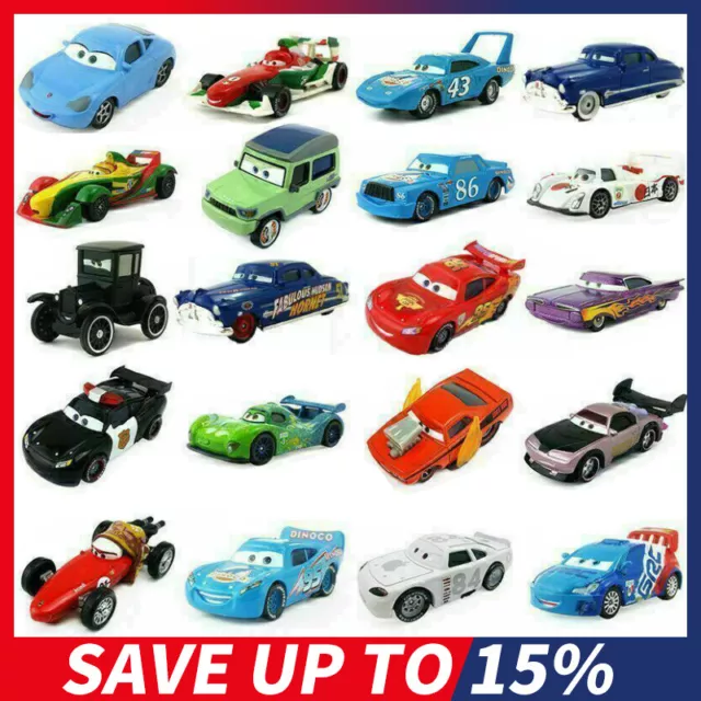 Disney Pixar Cars Lot Lightning McQueen 1:55 Diecast Model Car Toys Boy Loose