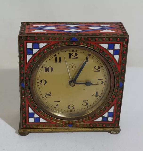 45986 Sveglia a carica a molla vintage Junghans - anni '30