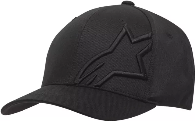 Alpinestars Corp Shift 2 Flexfit Hat-Black-S/M -  Mens Lid Cap