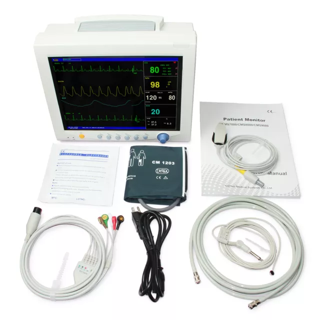 CE CONTEC CMS7000 Portable Vital Signs ICU CCU Monitor paziente 6-Parametro 3