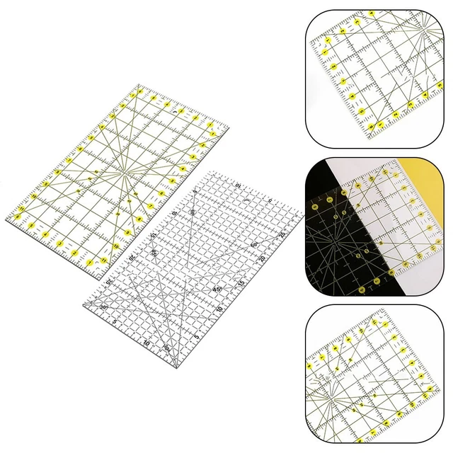 Vielseitige Nähgenauigkeit mit Acryl Patchwork Lineal klare Zahlen