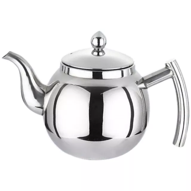 Stainless Steel Teapot Travel Kettle for Stove Top Gas with Strainer