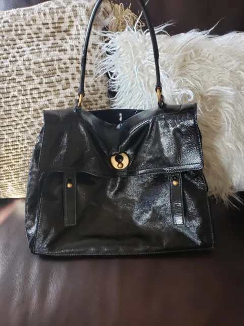 Auth Yves Saint Laurent Muse Two Shoulder Bag Leather Suede 197148 Black  4769E £219.76 - Picclick Uk