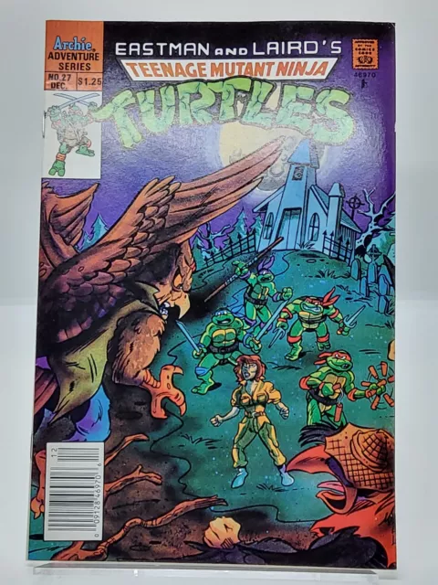 Teenage Mutant Ninja Turtles Adventures #27 VF/NM Newsstand Archie 1991