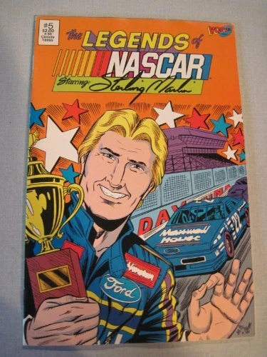 THE LEGENDS OF NASCAR COMIC, STERLING MARLIN (NO. 5) **Mint Condition**
