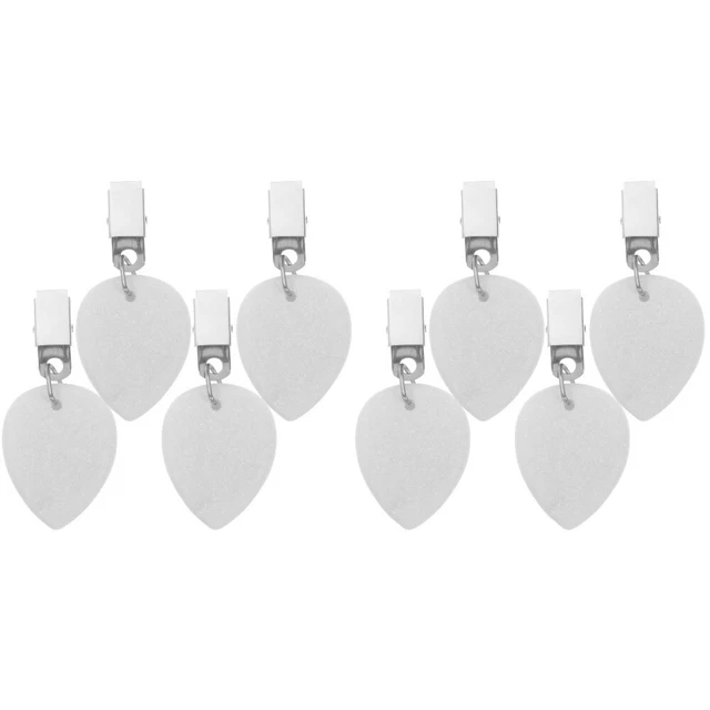 Set 4 Pesi Per Tovaglia In Ghisa Anticata - Ferma Tovaglie A Forma Di Uccellini - Verde/Bianco