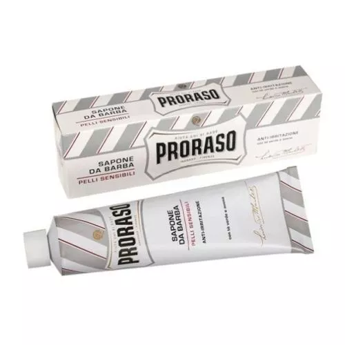 Proraso Neuf Rasage Crème Tube - Aloès Et Thé Vert - Sensible - 150ml