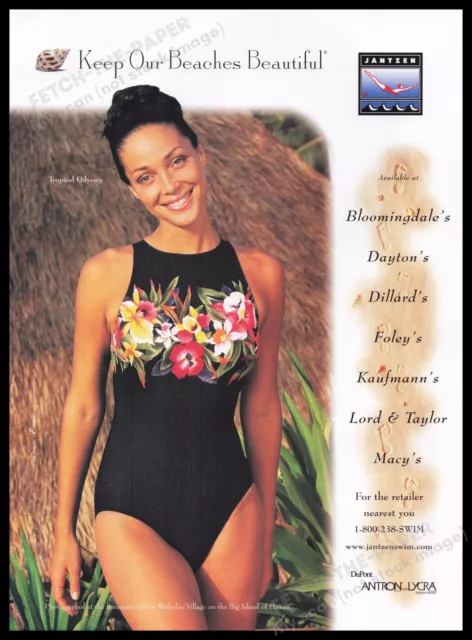 Tommy Hilfiger Swimwear 2000s Print Advertisement Ad 2003 Legs Model Water  