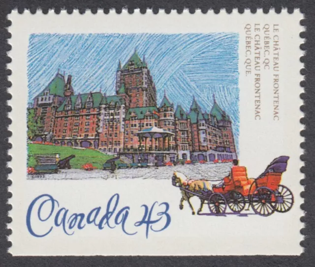 Canada - #1470 Historic CPR Hotels Booklet Stamp - MNH