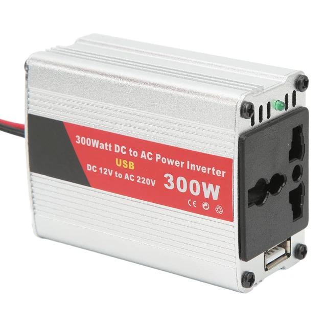 MODIFIED SINE INVERTER 300W Car Power Inverter DC 12V To 220V AC GDM ...