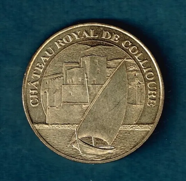 A  Saisir Medaille Touristique Monnaie De Paris   Chateau  De  Collioure    2007