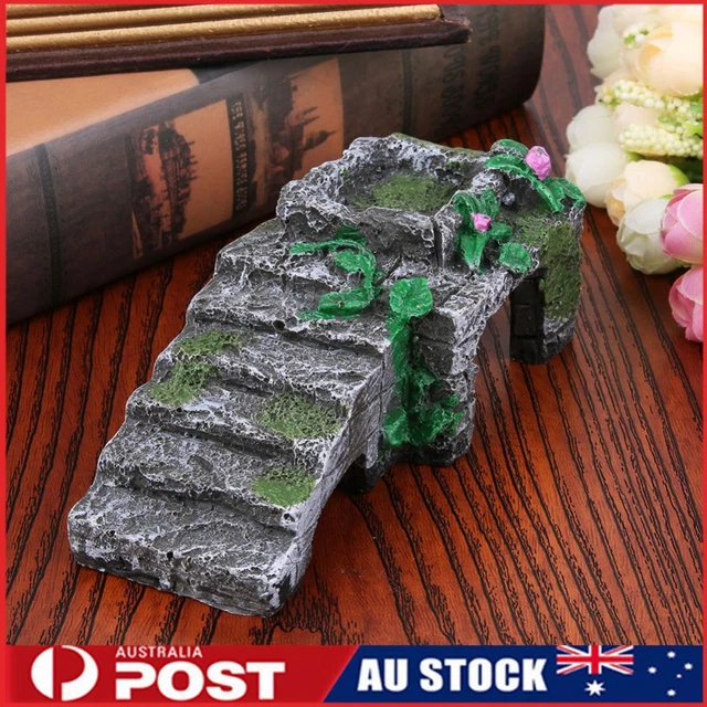 Resin Turtle Reptile Platform Basking Ramp Tank Water Aquatic Climb Ornamen