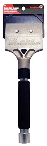 Red Devil 2107 Short Handle Heavy Duty Scraper, Silver