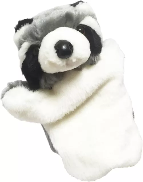 Madrugada Narikiri Animal Talk Cute Hand Puppet Raccoon Gray Stuffed Soft Toy