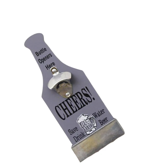 1 pieza Abridor de Botellas de Beber Montaje de Pared Abridor de Botellas de Cerveza Abridor de Botellas