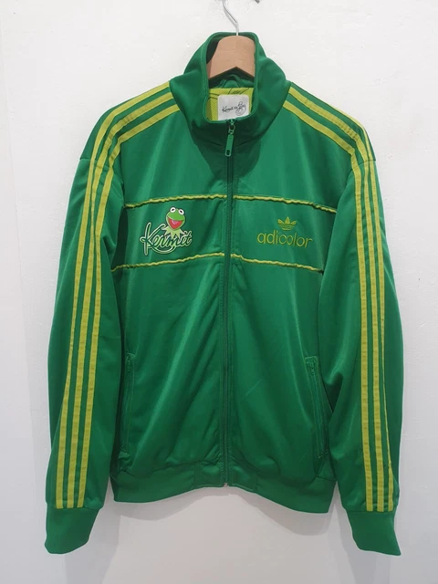 ADICOLOR “Kermit The Frog” Training JKT Rare! Vintage Kermit Tracktop Adidas It S Not Easy Bein