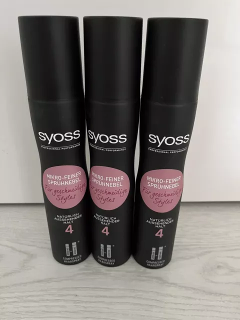 Haarspray Syoss für voluminöse Styles , 3x200ml