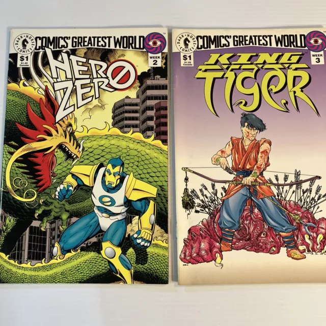 4 Comics' Greatest World Week #2-3 Division Hero Zero Tiger Vortex
