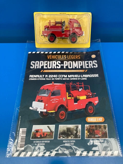 Citerne Renault GBH280 6x6 Canjuers 1:43 Ixo Hachette Camion pompiers