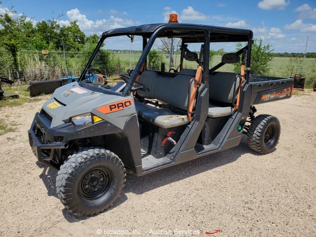 2019 Polaris PRO XD 4000D 4WD Side By Side ATV UTV Dump Bed Cart Diesel