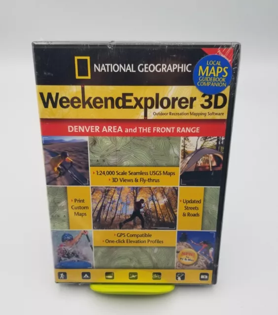 National Geographic TOPO Mapping Software Denver & The Front Range - 2005/2006