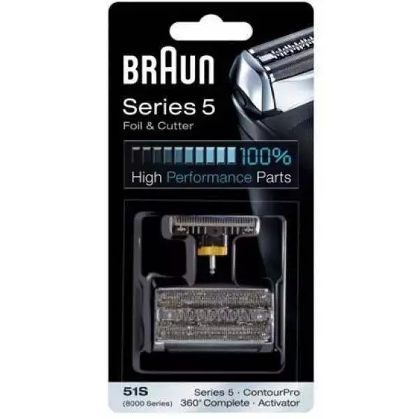 Genuine Braun 8000 8595 8995 360 Activator Foil And Cutter Combi Pack 51S New