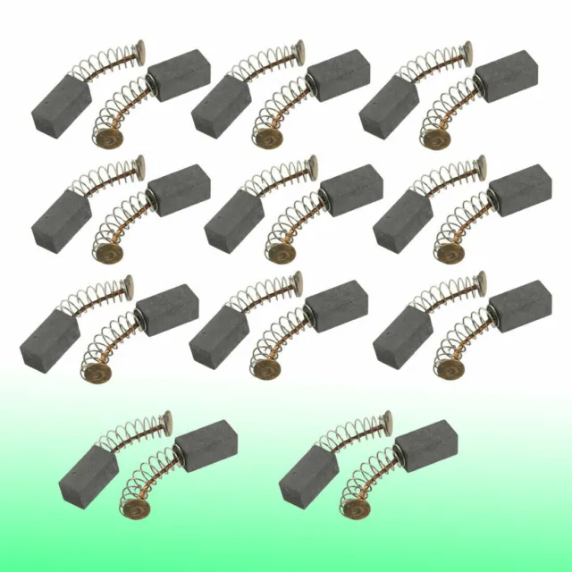 20 Pcs Electric Drill Motor Carbon Brushes 7/16" x 1/5" x 1/5" Tuwnm