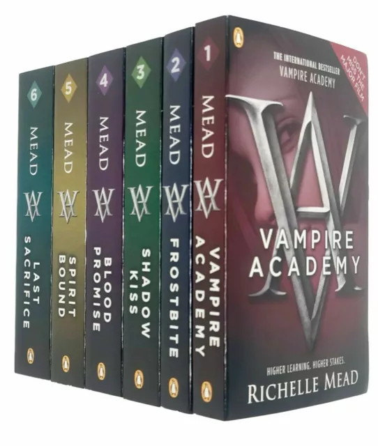 Vampire Academy Series Books 1 - 6 Collection Set By Richelle Mead Vampire Acade