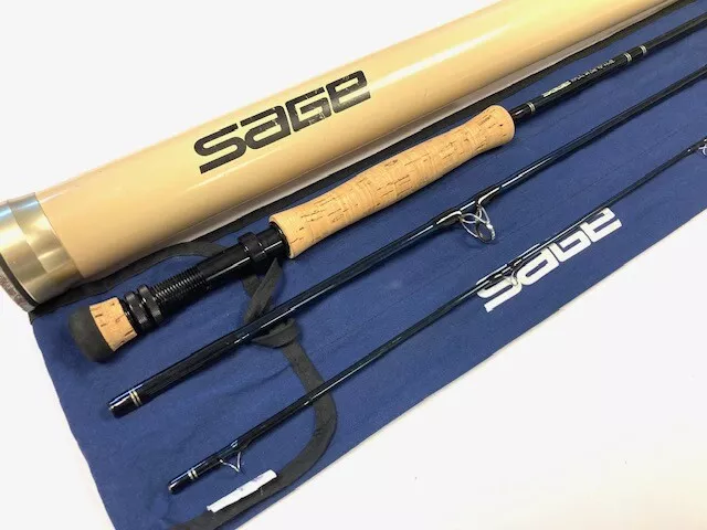 Sage RPLXi 990-3 Graphite III 9' line #9 three piece trout fly rod with case ...