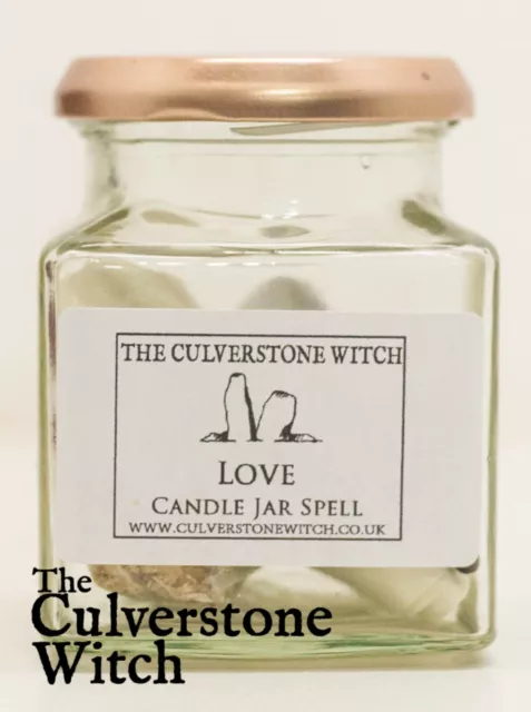 Candle Spell Jar - Choose from List - Witch Pagan Wicca Witchcraft Magic Ritual